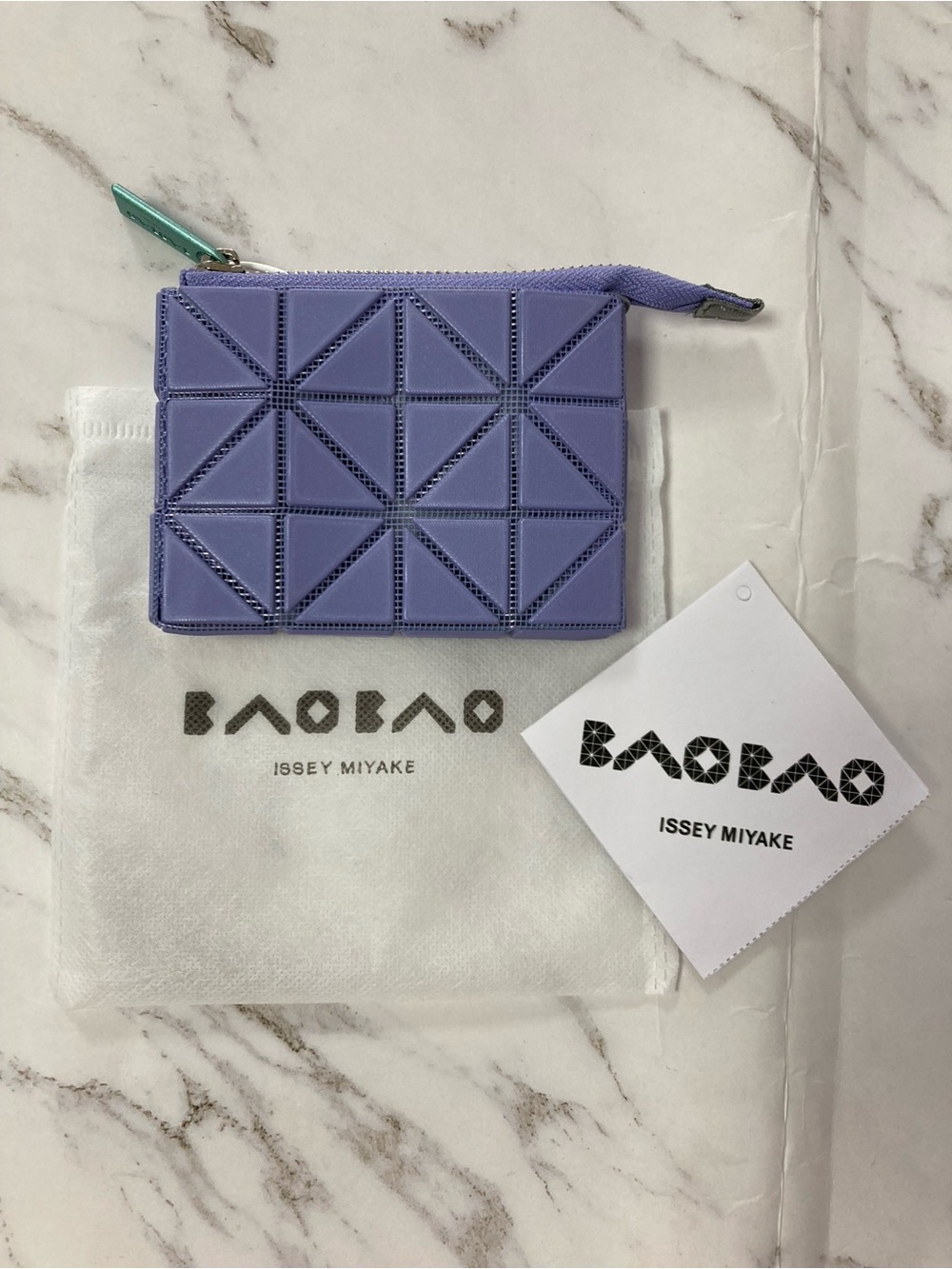 Bao Bao Issey Miyake geometric-pattered coin purse